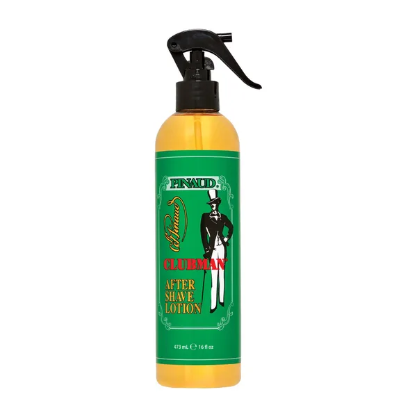 A Clubman Pinaud aftershave spray bottle