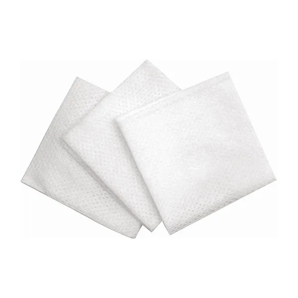 A stack of lint-free non-woven wipes