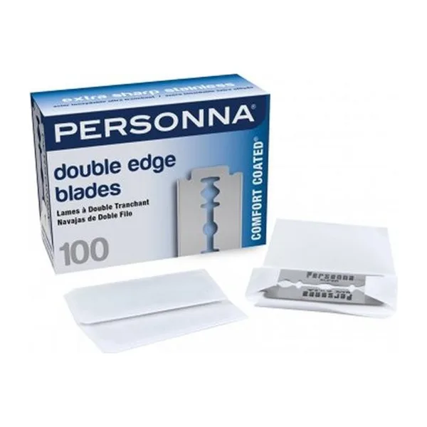 A box of Personna double-edge blades