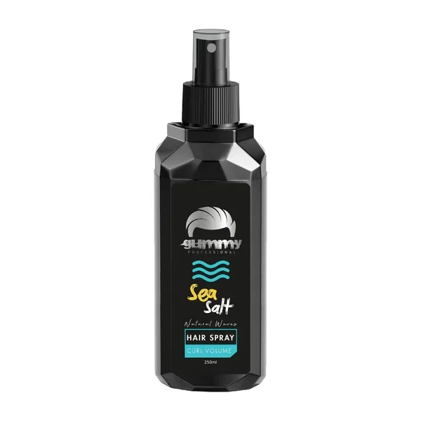 A bottle of Gummy sea salt spray