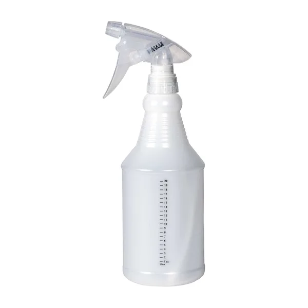 A clear 24 oz spray bottle